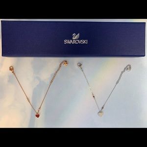 SWAROVSKI Crystal Wishes Heart Bracelet Set